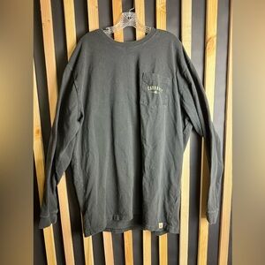 Carhartt Men’s 2XL Black Relaxed Fit Long Sleeve